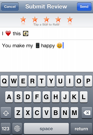 iPhone Screenshot 1